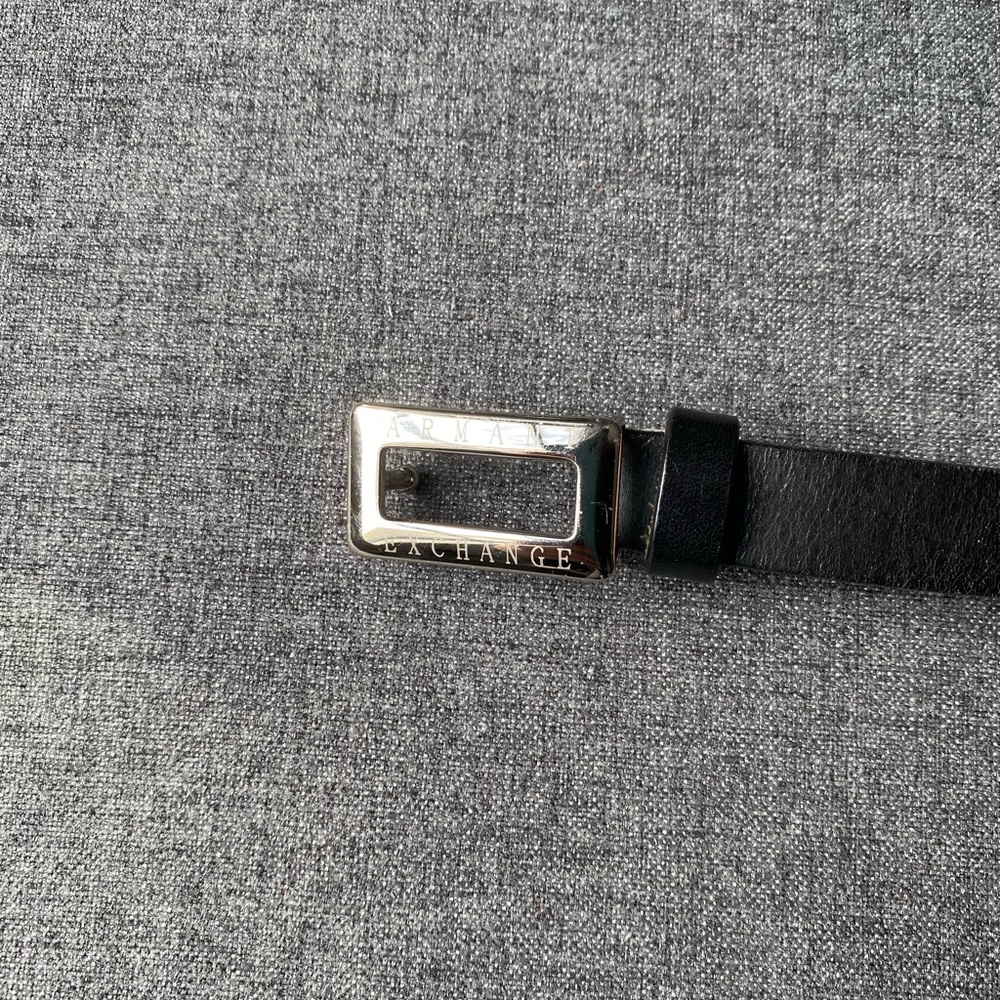 Armani exchange thin belt